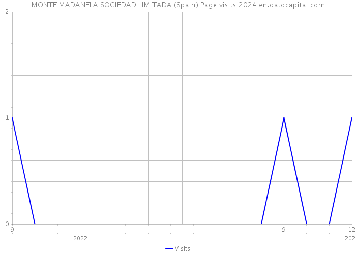 MONTE MADANELA SOCIEDAD LIMITADA (Spain) Page visits 2024 