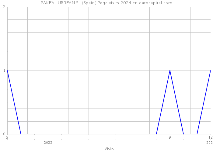 PAKEA LURREAN SL (Spain) Page visits 2024 