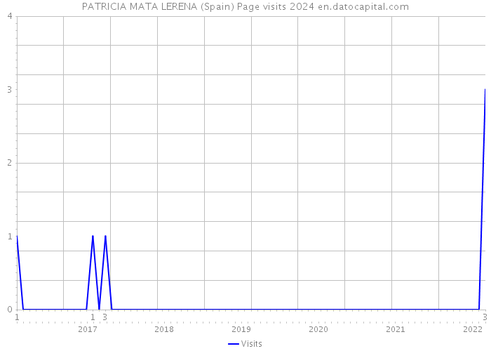 PATRICIA MATA LERENA (Spain) Page visits 2024 