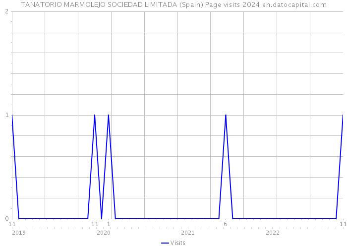 TANATORIO MARMOLEJO SOCIEDAD LIMITADA (Spain) Page visits 2024 