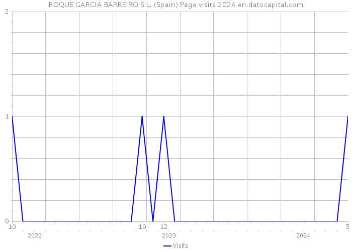 ROQUE GARCIA BARREIRO S.L. (Spain) Page visits 2024 