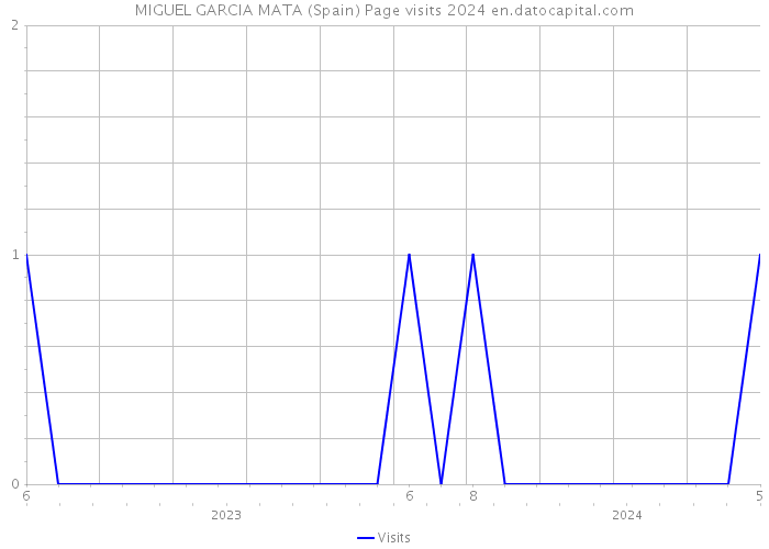 MIGUEL GARCIA MATA (Spain) Page visits 2024 