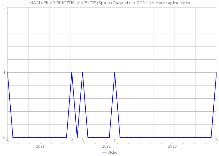 MARIAPILAR BRICEÑO VIVIENTE (Spain) Page visits 2024 