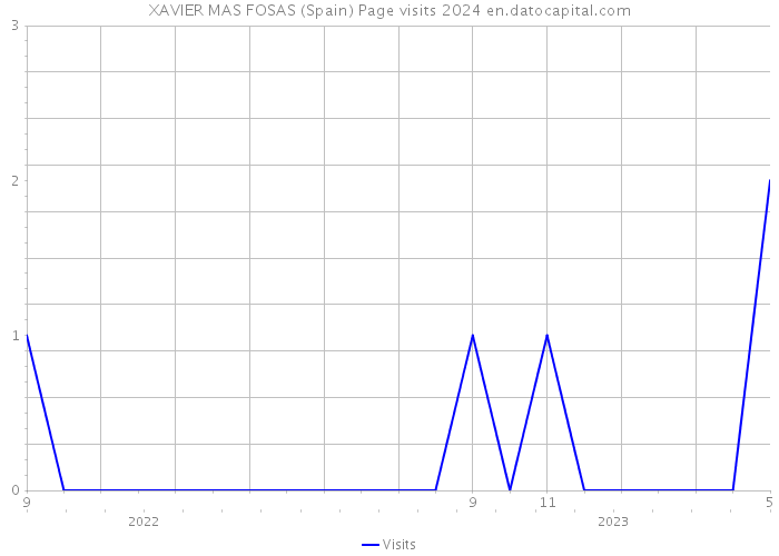 XAVIER MAS FOSAS (Spain) Page visits 2024 