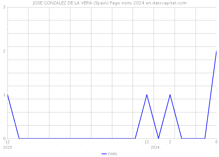 JOSE GONZALEZ DE LA VERA (Spain) Page visits 2024 