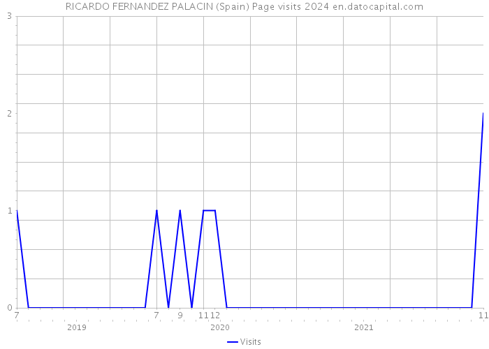 RICARDO FERNANDEZ PALACIN (Spain) Page visits 2024 