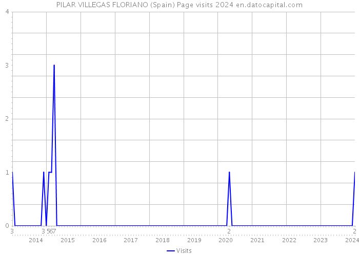 PILAR VILLEGAS FLORIANO (Spain) Page visits 2024 