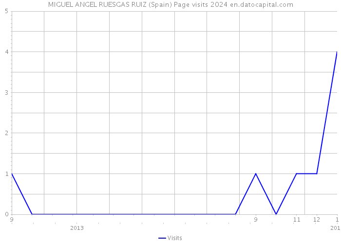 MIGUEL ANGEL RUESGAS RUIZ (Spain) Page visits 2024 