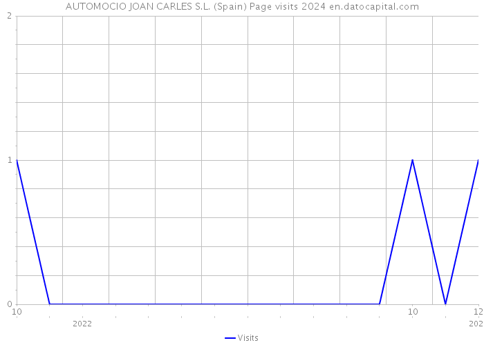 AUTOMOCIO JOAN CARLES S.L. (Spain) Page visits 2024 