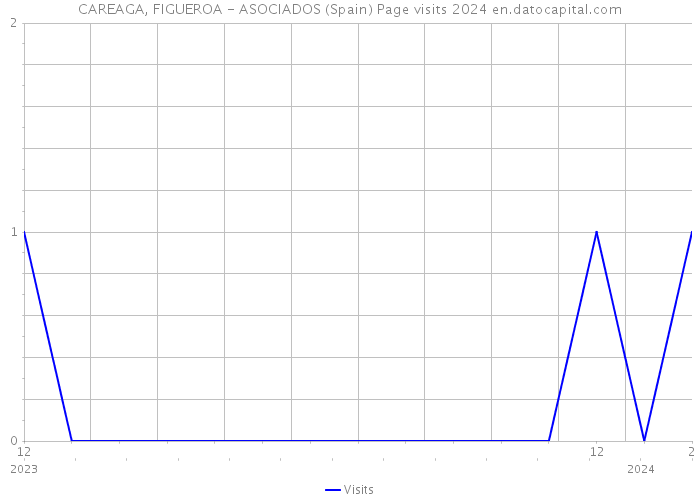 CAREAGA, FIGUEROA - ASOCIADOS (Spain) Page visits 2024 
