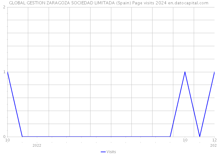 GLOBAL GESTION ZARAGOZA SOCIEDAD LIMITADA (Spain) Page visits 2024 