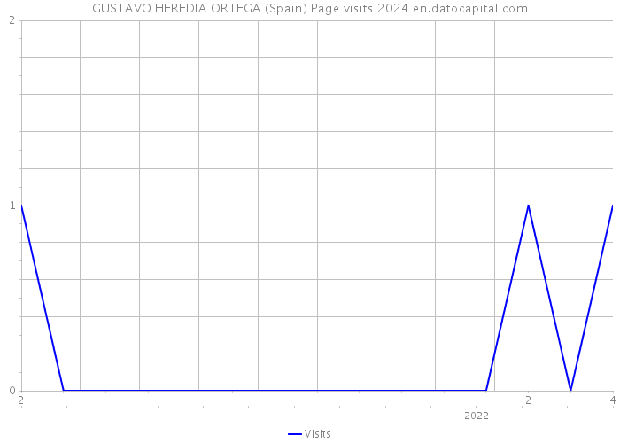 GUSTAVO HEREDIA ORTEGA (Spain) Page visits 2024 