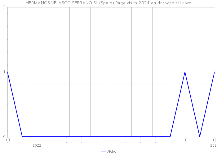 HERMANOS VELASCO SERRANO SL (Spain) Page visits 2024 