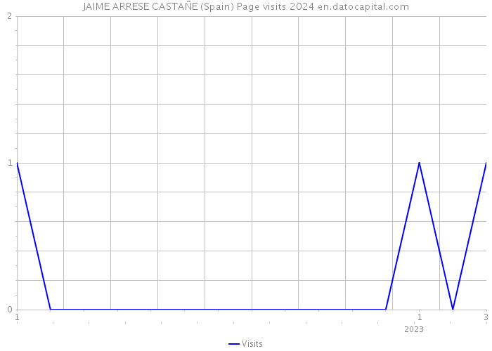 JAIME ARRESE CASTAÑE (Spain) Page visits 2024 