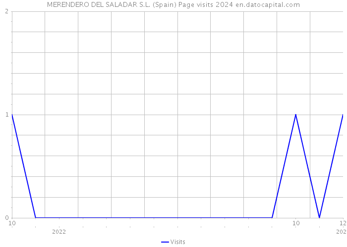 MERENDERO DEL SALADAR S.L. (Spain) Page visits 2024 