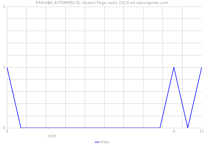 PARAIBA & POMPEU SL (Spain) Page visits 2024 