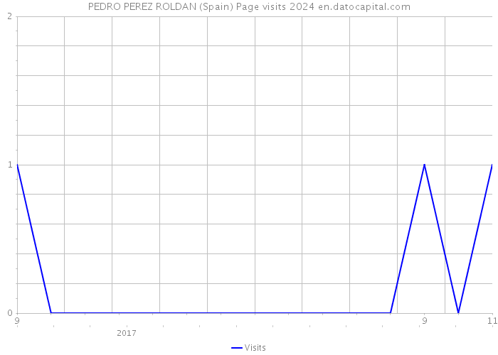PEDRO PEREZ ROLDAN (Spain) Page visits 2024 