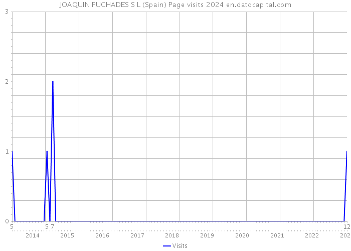 JOAQUIN PUCHADES S L (Spain) Page visits 2024 