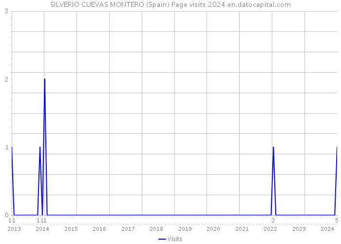 SILVERIO CUEVAS MONTERO (Spain) Page visits 2024 