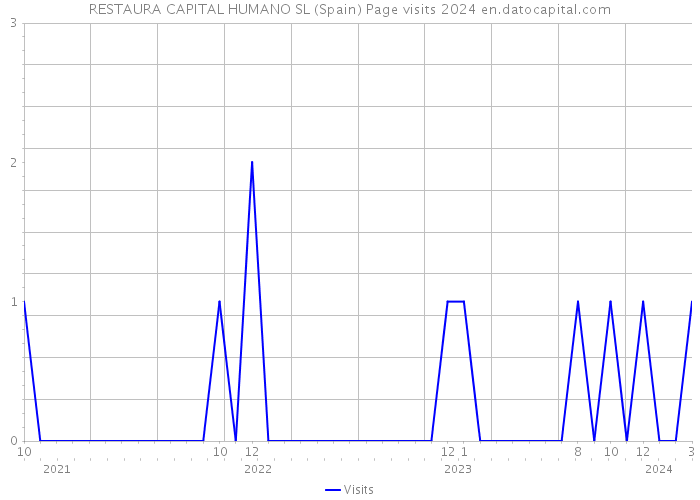 RESTAURA CAPITAL HUMANO SL (Spain) Page visits 2024 