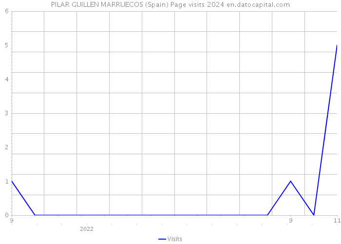 PILAR GUILLEN MARRUECOS (Spain) Page visits 2024 