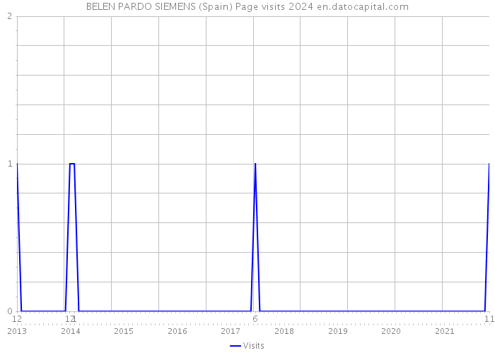 BELEN PARDO SIEMENS (Spain) Page visits 2024 