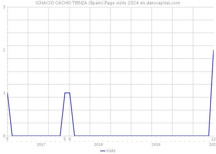IGNACIO CACHO TIENZA (Spain) Page visits 2024 