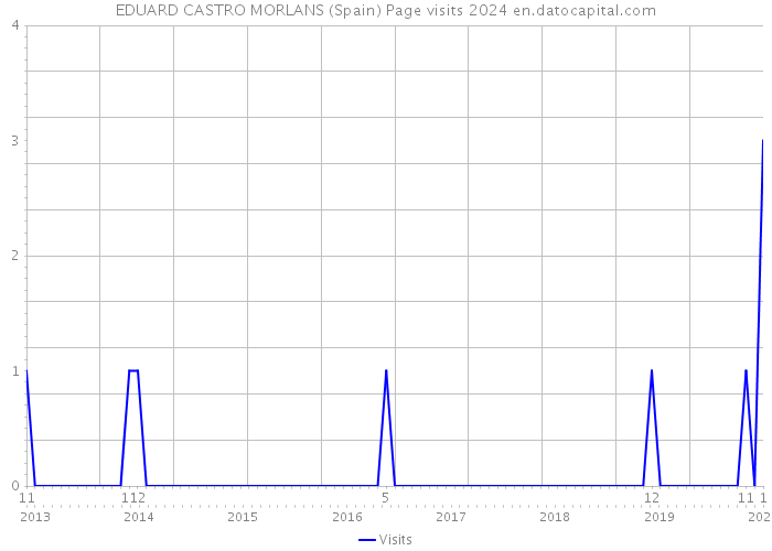 EDUARD CASTRO MORLANS (Spain) Page visits 2024 