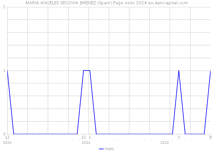 MARIA ANGELES SEGOVIA JIMENEZ (Spain) Page visits 2024 