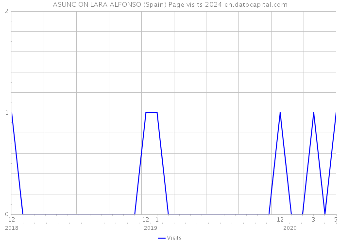 ASUNCION LARA ALFONSO (Spain) Page visits 2024 