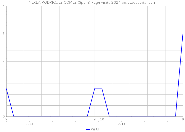 NEREA RODRIGUEZ GOMEZ (Spain) Page visits 2024 