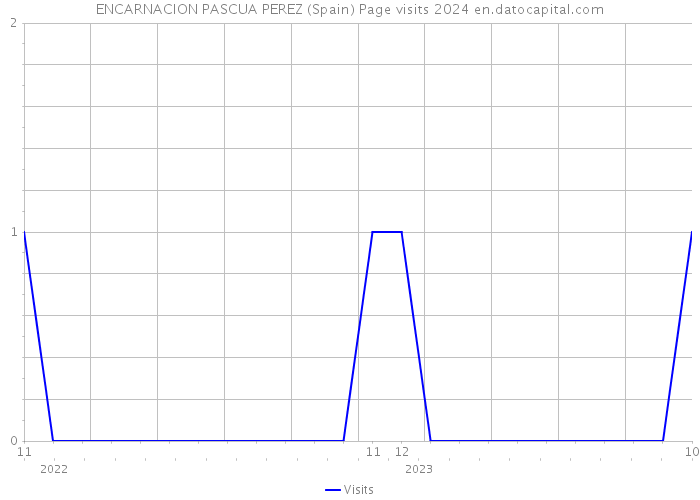ENCARNACION PASCUA PEREZ (Spain) Page visits 2024 