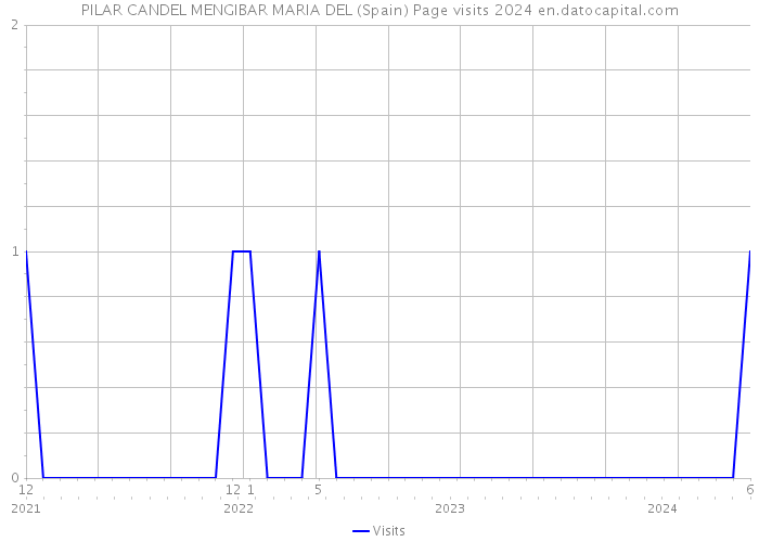 PILAR CANDEL MENGIBAR MARIA DEL (Spain) Page visits 2024 