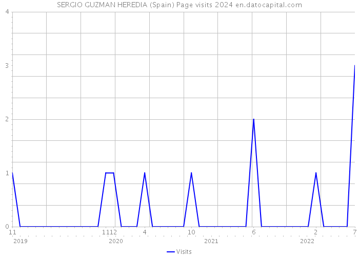 SERGIO GUZMAN HEREDIA (Spain) Page visits 2024 