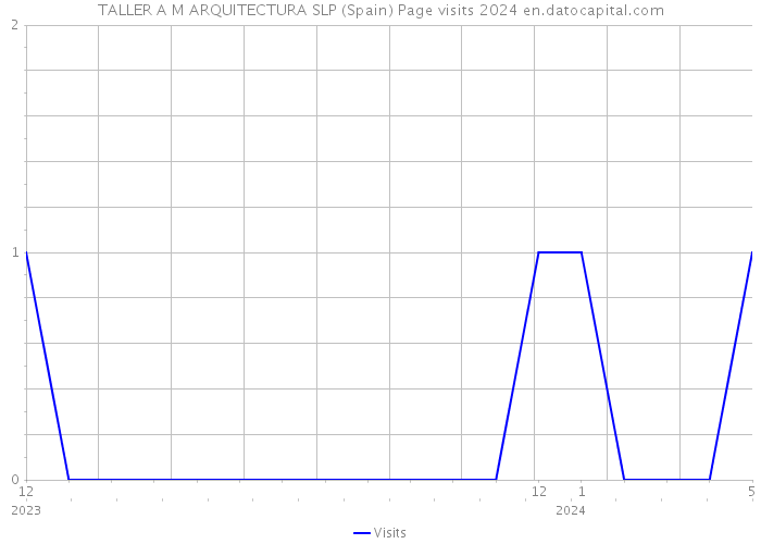 TALLER A M ARQUITECTURA SLP (Spain) Page visits 2024 