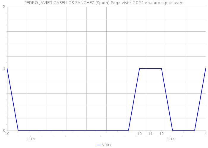 PEDRO JAVIER CABELLOS SANCHEZ (Spain) Page visits 2024 