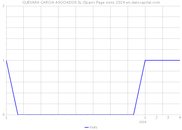 GUEVARA GARCIA ASOCIADOS SL (Spain) Page visits 2024 