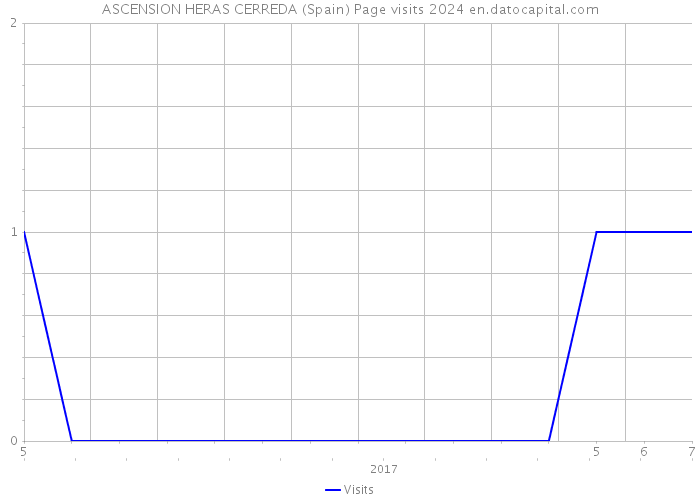 ASCENSION HERAS CERREDA (Spain) Page visits 2024 