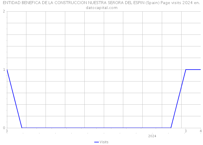 ENTIDAD BENEFICA DE LA CONSTRUCCION NUESTRA SEñORA DEL ESPIN (Spain) Page visits 2024 