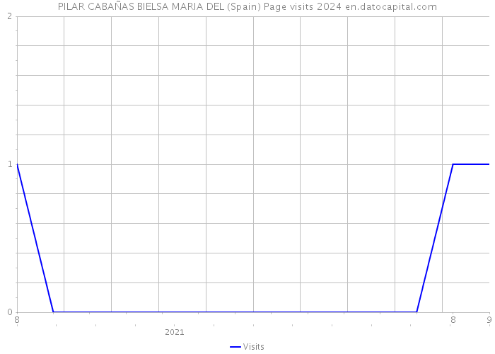 PILAR CABAÑAS BIELSA MARIA DEL (Spain) Page visits 2024 