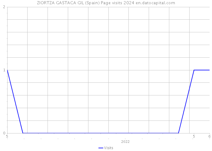 ZIORTZA GASTACA GIL (Spain) Page visits 2024 