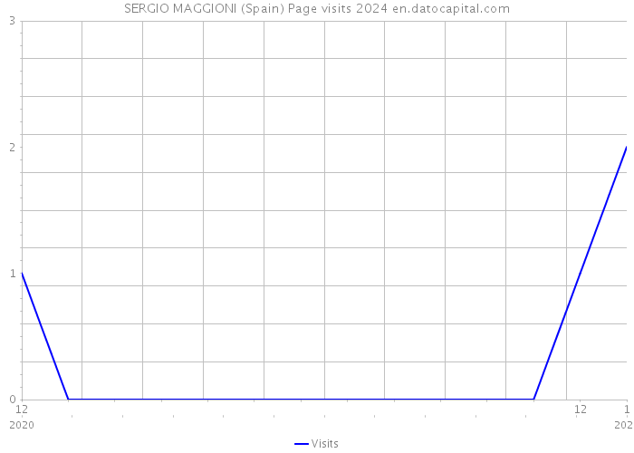 SERGIO MAGGIONI (Spain) Page visits 2024 