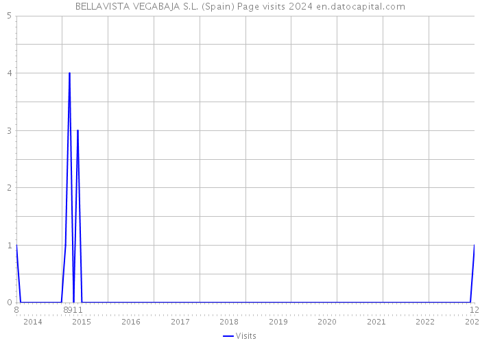 BELLAVISTA VEGABAJA S.L. (Spain) Page visits 2024 