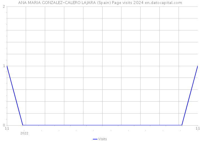 ANA MARIA GONZALEZ-CALERO LAJARA (Spain) Page visits 2024 