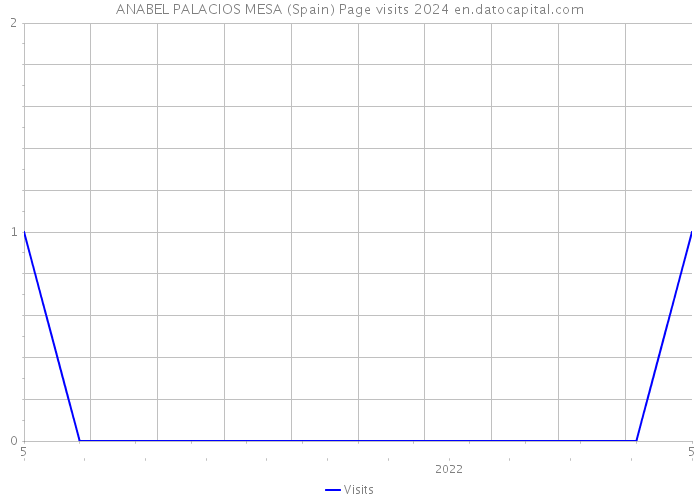ANABEL PALACIOS MESA (Spain) Page visits 2024 