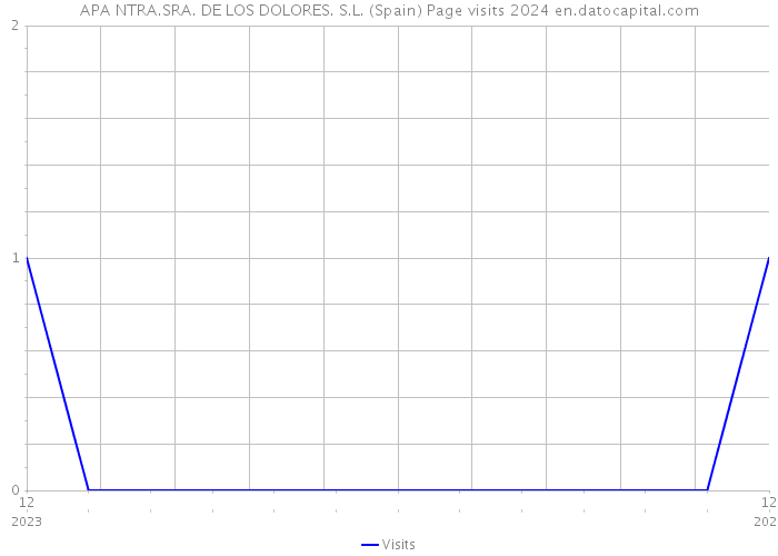 APA NTRA.SRA. DE LOS DOLORES. S.L. (Spain) Page visits 2024 