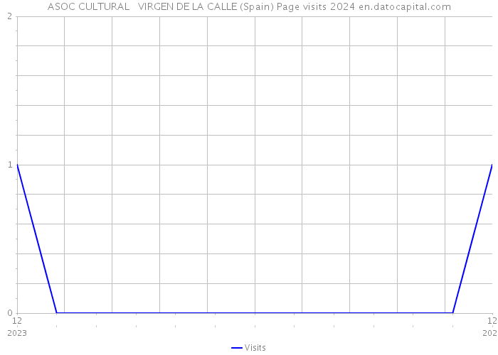 ASOC CULTURAL VIRGEN DE LA CALLE (Spain) Page visits 2024 