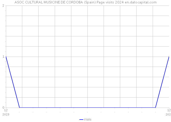 ASOC CULTURAL MUSICINE DE CORDOBA (Spain) Page visits 2024 