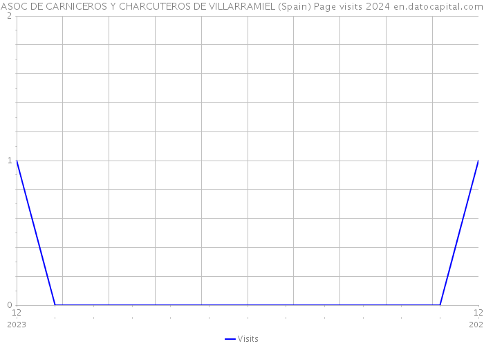 ASOC DE CARNICEROS Y CHARCUTEROS DE VILLARRAMIEL (Spain) Page visits 2024 