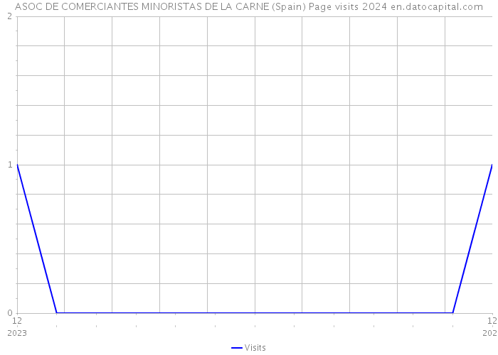 ASOC DE COMERCIANTES MINORISTAS DE LA CARNE (Spain) Page visits 2024 